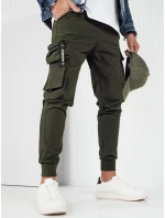 Pánske bojové nohavice zelené FashionStreet UX4162