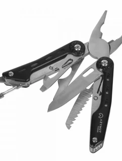 AZYMUT Turon multitool - 10 nástrojov + karabína + puzdro na opasok (H-P224108)