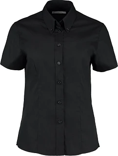 Kustom Kit KK 701 (26-28) Blúzka Oxford s krátkymi rukávmi 43.701X čierna