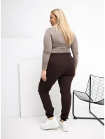 Tepláky RV DR 6301.88 tmavohnedé