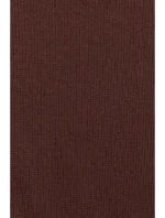 M821 Pletené šaty so širokými rukávmi - hnedé