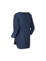 Dámske tričko RWT202 - tmavo šedá žíhaná - DareB2