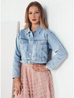 Dámska džínsová bunda FINSEI modrá FashionStreet TY4166 Dámska džínsová bunda FINSEI modrá FashionStreet TY4166
