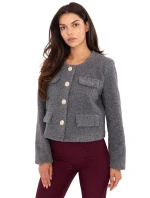 IT KR bunda FL9586.64 tmavo sivá