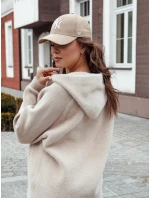 Dámska alpaková bunda KATHERINE beige FashionStreet TY4540