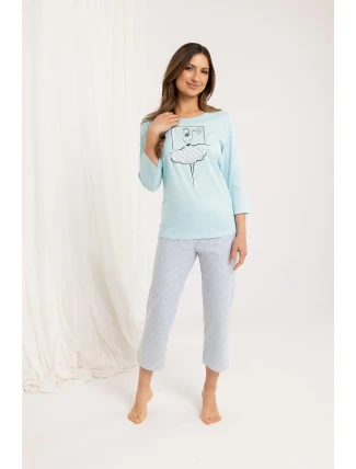 Regina 716 3/4 2XL-3XL Z25/26 dámske pyžamo