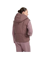 Dámska vesta 4F F299 tmavohnedá 4FWAW25TVJAF299 80S