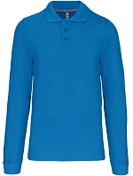 Kariban K 243 Pánske polo s dlhým rukávom z piké 20.K243 tropical blue Kariban K 243 Pánske polo s dlhým rukávom z piké 20.K243 tropical blue