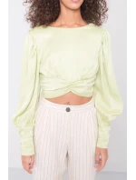 Blúzka 15578 limetkovo zelená
