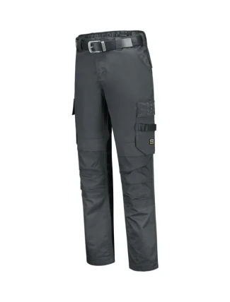 Pracovné nohavice Twill Cordura unisex pracovné nohavice tmavosivé