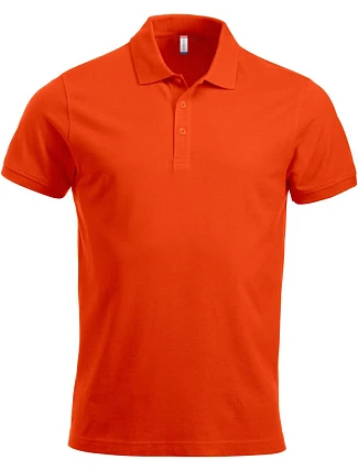 Clique Classic Lincoln S/S Pánske polo tričko z hrubej bavlny 67.8244 krvavooranžové Clique Classic Lincoln S/S Pánske polo tričko z hrubej bavlny 67.8244 krvavooranžové