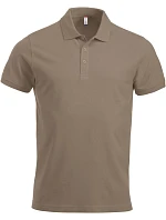 Clique Classic Lincoln S/S Pánske polo tričko z hrubej bavlny 67.8244 caffe latte