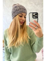 Fleecová čiapka Melisa K241 navy blue+blue