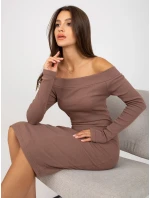 Dámske šaty EM SK 674 hnedé