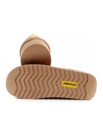 D.Franklin snehové topánky dámske zimné módne kožušiny zateplené hnedé béžové ženy