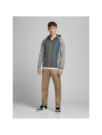 Jack&Jones JJEMULTI QUILTED JACKET 12182242 GREY MELANGE/SET-IN SLE