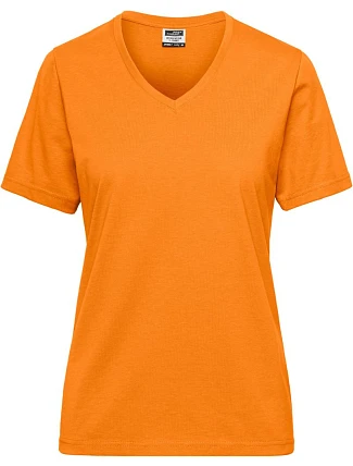 Daiber JN 1807 Dámske pracovné tričko z bio bavlny – Solid 02.1807 oranžové Daiber JN 1807 Dámske pracovné tričko z bio bavlny – Solid 02.1807 oranžové