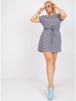 Šaty RV SK 6632.25 biele a tmavo modré Šaty RV SK 6632.25 biele a tmavo modré