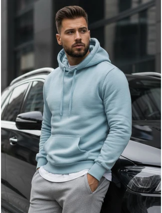 Pánska mikina s kapucňou modrá FashionStreet BX5107 Pánska mikina s kapucňou modrá FashionStreet BX5107