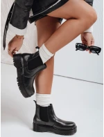 Dámske čižmy STEPBACK s vysokou podrážkou čierne FashionStreet ZY0494