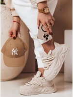 Dámske tenisky na platforme LALANDRA beige FashionStreet ZY0684 Dámske tenisky na platforme LALANDRA beige FashionStreet ZY0684