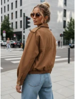 Dámska semišová bomber bunda FashionStreet TY5572 Dámska semišová bomber bunda FashionStreet TY5572