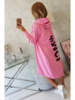 Svetloružová bunda s potlačou Svetloružová bunda s potlačou