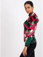 Blúzka DHJ BZ 6533C 1.81P tmavo zelená