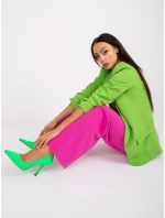 Dámske sako DHJ MA 7684 svetlo zelené