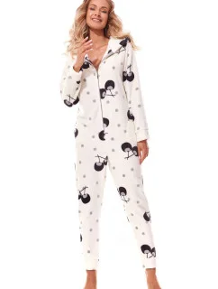 Dámsky overal 9151 K PRN Ecru s potlačou - L&L Lamp