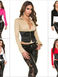 Sexi blúzka 2v1 s korzetom WOW - Koucla