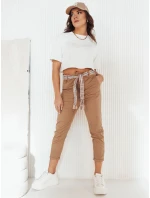 Dámske chinos nohavice MAFRA camel FashionStreet UY1951 Dámske chinos nohavice MAFRA camel FashionStreet UY1951