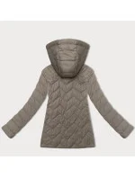 Dámska ľahká prešívaná bunda s kapucňou J Style beige (16M9232-62) Dámska ľahká prešívaná bunda s kapucňou J Style beige (16M9232-62)