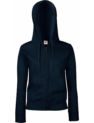 Fruit of the Loom Premium Lady-Fit Hooded Jacket Dámska mikina s kapucňou 16.2118 tmavomodrá Fruit of the Loom Premium Lady-Fit Hooded Jacket Dámska mikina s kapucňou 16.2118 tmavomodrá