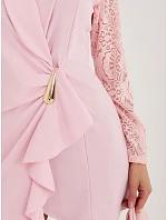 MI SK šaty A1664.91 svetloružové MI SK šaty A1664.91 svetloružové