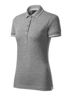 Jednofarebná polokošeľa Perfection tmavo šedá