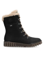 Rieker W Y3424-00 RKR745 topánky s umelou kožušinou Rieker W Y3424-00 RKR745 topánky s umelou kožušinou