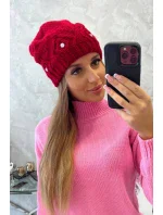 Dámska čiapka Ramona K383 červená