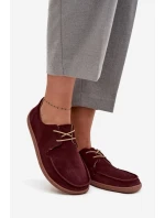 Dámske barefoot topánky z prírodného semišu Zazoo 327 burgundy Dámske barefoot topánky z prírodného semišu Zazoo 327 burgundy
