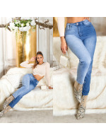 Sexy Highwaist Bi-Color Mom Jeans