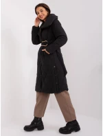 Dámsky plášť NM KR TR8312.04P čierny - FPrice