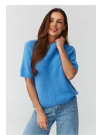 Sveter s krátkym rukávom model 224083 Makadamia