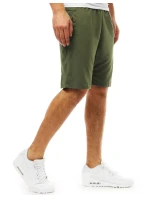 Pánske krátke teplákové šortky zelené FashionStreet SX2390
