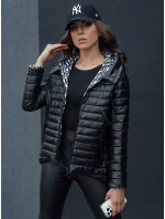 Dámska obojstranná prechodná bunda JIMA čierna FashionStreet TY4506