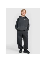 Chlapčenská mikina bez prúžkov s kapucňou 4F 4FJRAW25TSWSM2344-22S