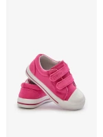 Detské tenisky na suchý zips Big Star Fuchsia