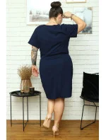 Dámske šaty SA958 modré - Karko Dámske šaty SA958 modré - Karko