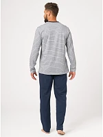 Pyžamo Key MNS 363 B26 s dlhými rukávmi, veľkosti M–2XL