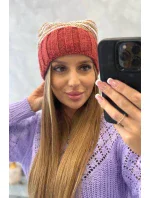 Dámska čiapka Feba K330 červená