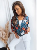 Dámska bunda bomber ALESSA modrá FashionStreet TY3634 Dámska bunda bomber ALESSA modrá FashionStreet TY3634
